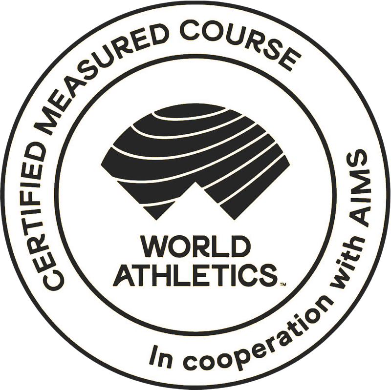 World Athletics AIMS certified measured course